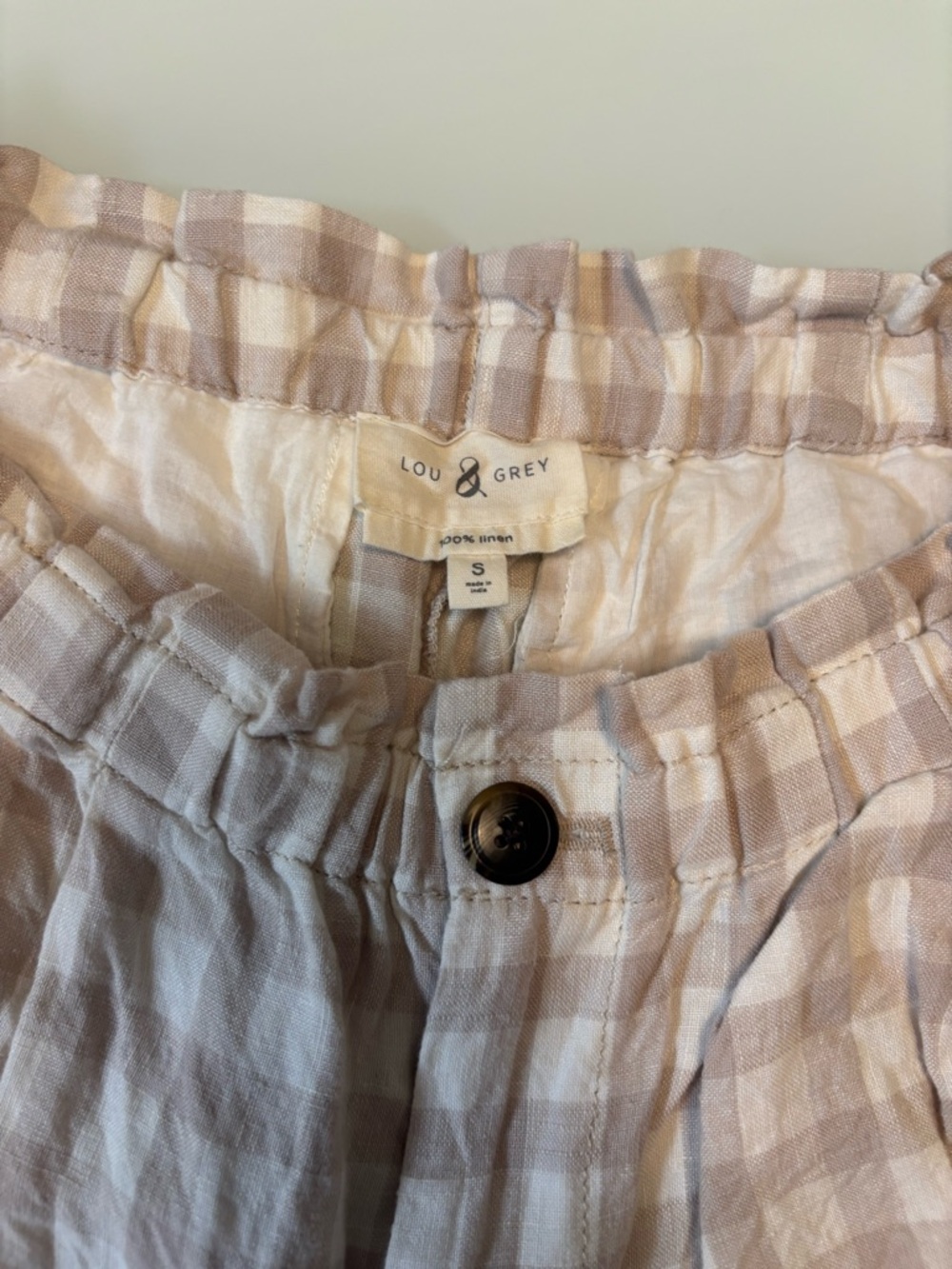 Gingham Set - 100% Linen - Picture 7 of 7